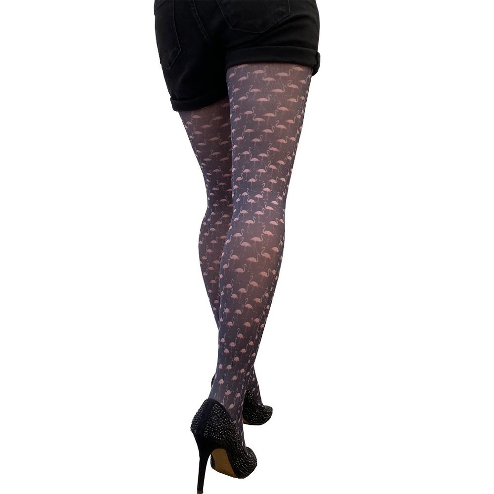 Cute Flamingo on Tights for all women